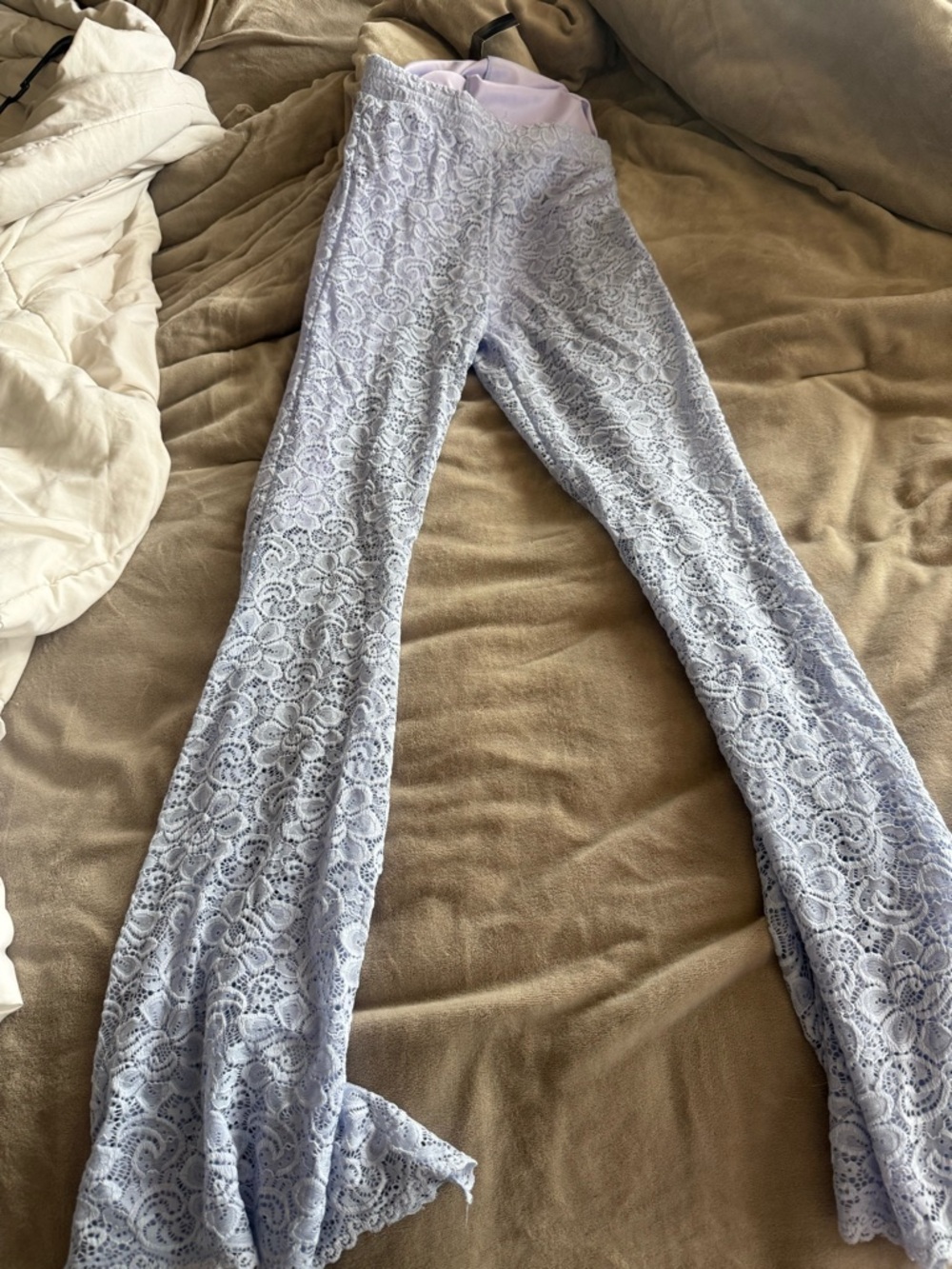 Lucky and Blessed Lace Flares